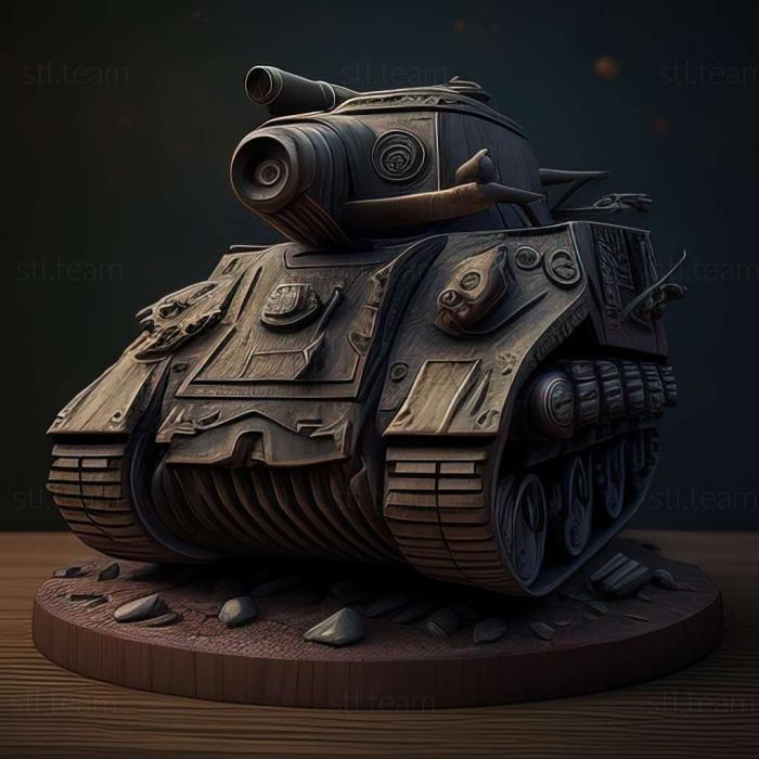 3D model Tanks Online game (STL)